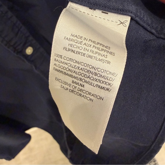 Ralph Lauren Dark Blue Casual Button Down Collared Shirt - Picture 4 of 9